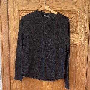 American Eagle Charcoal Super Soft Long Sleeve
